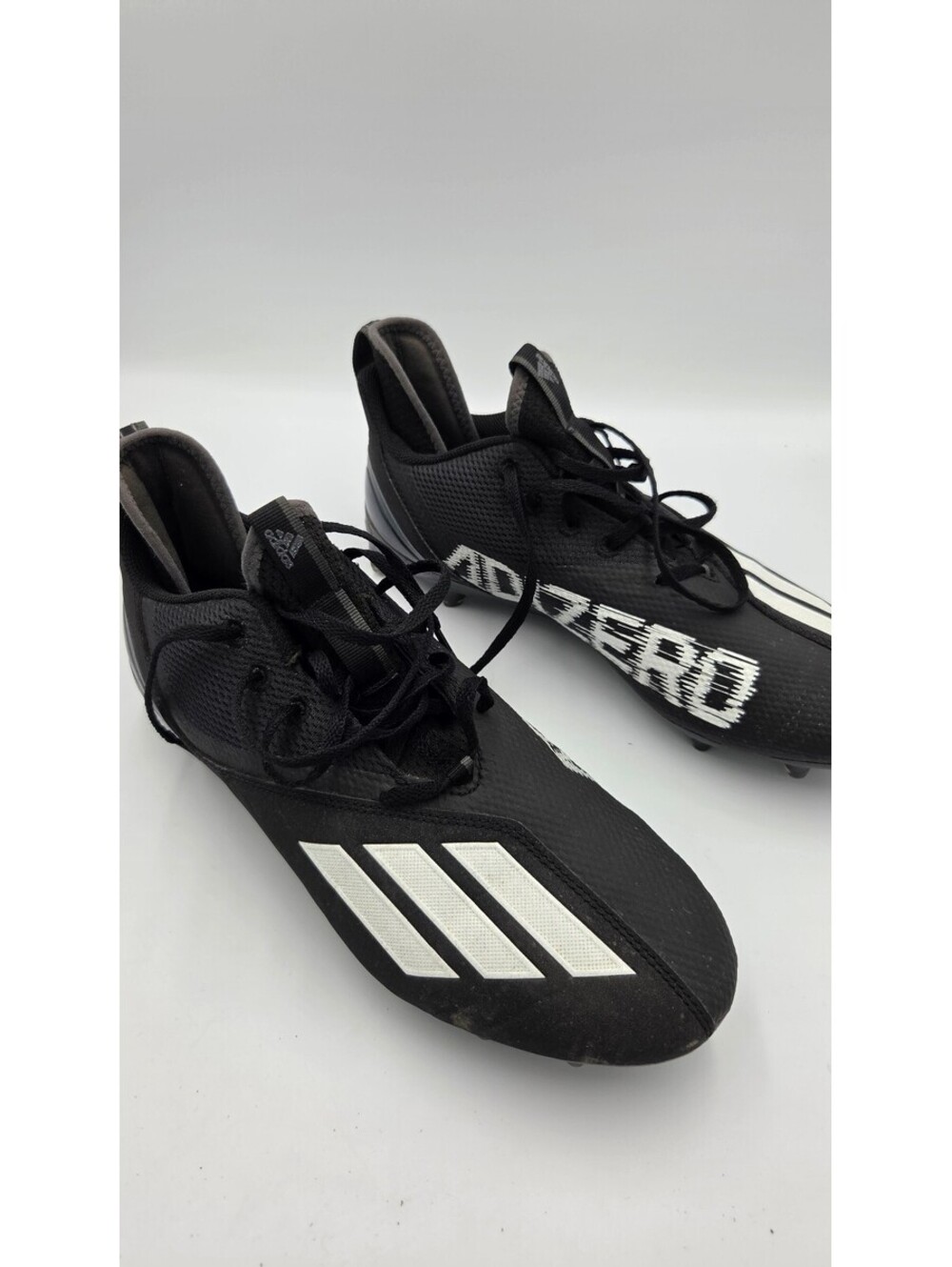 Adidas Adizero football cleats black white